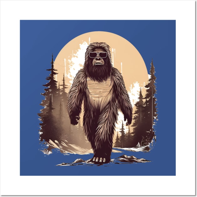 Dope Sasquatch in Nature Wall Art by Grassroots Green